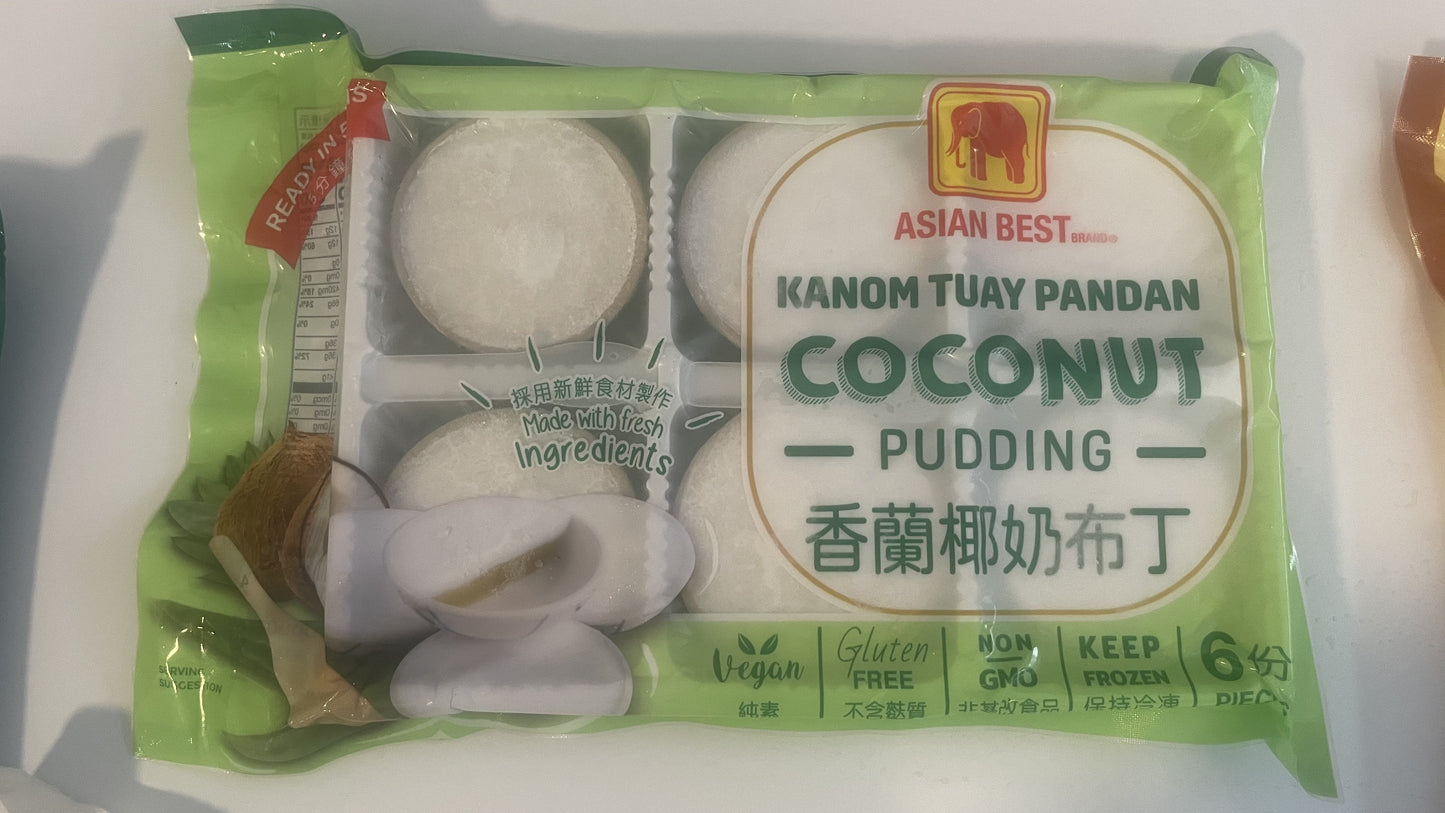 ASIAN BEST COCONUT PUDDING PANDAN