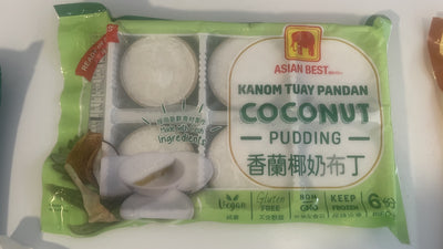 ASIAN BEST COCONUT PUDDING PANDAN